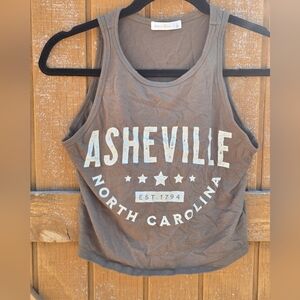 Active Basic Brown Tank Top